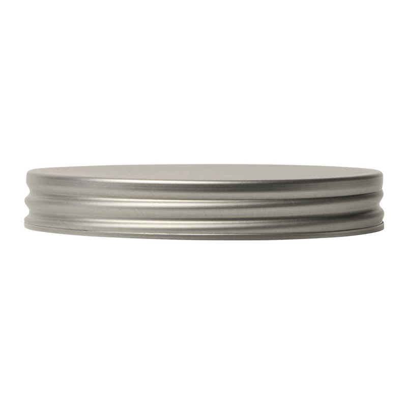 Aluminium screw cap 89-400, silver / gold, folded edge