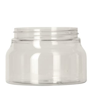 8 oz. Clear PET Plastic Wide Mouth Jar, 89mm 89-400