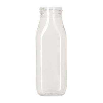 Square Milk PET,<br>200ml, 38-400
