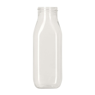 Square Milk PET,<br>250ml, 38-400
