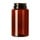 40mm (40M-snap/40mm snap), 150ml, rPET Pillendose Pilljar, P625, amber ✓ LAGERWARE