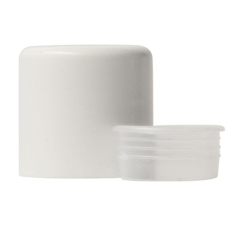 Bouchon plastique, col 24-415, standard con Réducteur (1mm), PP/PELD