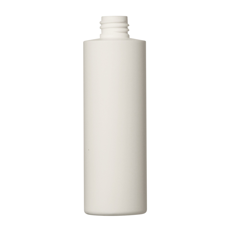 125ml Sharp Cylindrical, 24mm HDPE bottle F1018C 