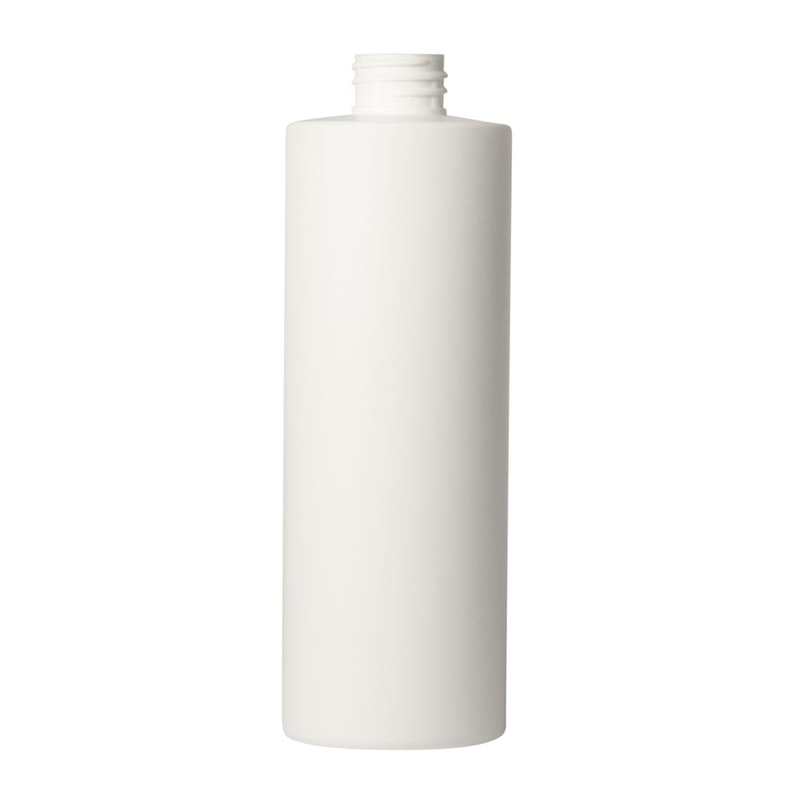 500ml Sharp round, 28-410 HDPE bottle F1037A 