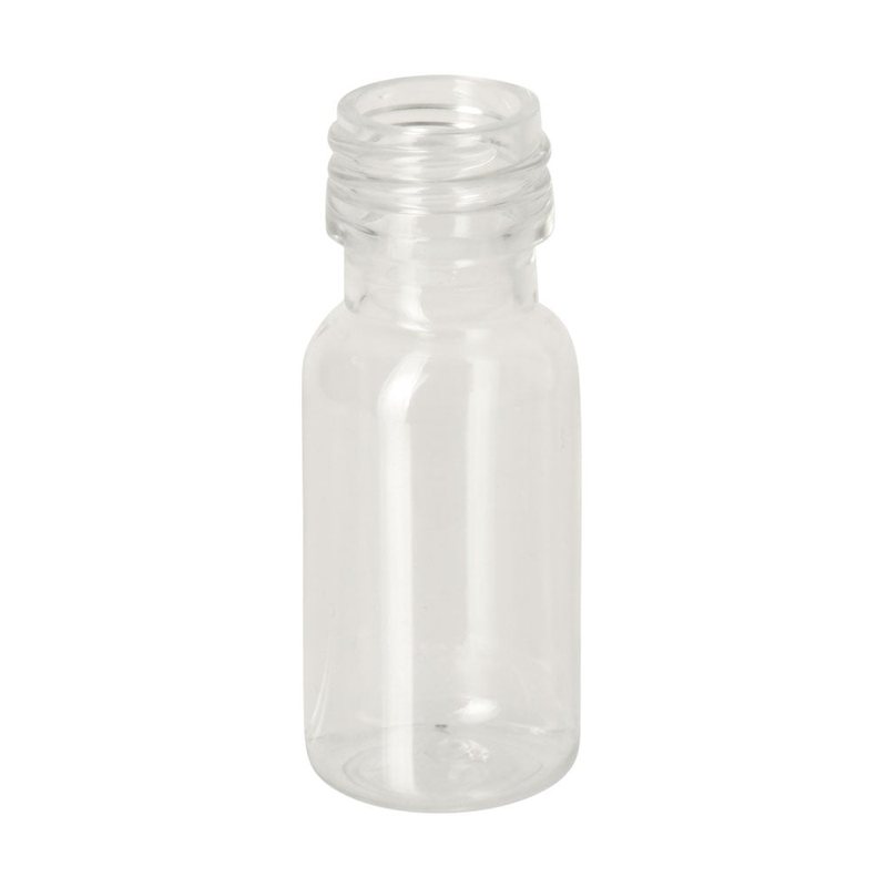 Pharma Mini 10ml, F890A, 18 ROPP, rPET-Kunststoff-Flasche Rund 03