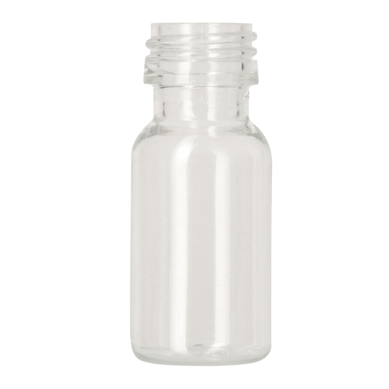 Pharma Mini 15ml, 18 ROPP, PET-Kunststoff-Flasche Rund, F891A 