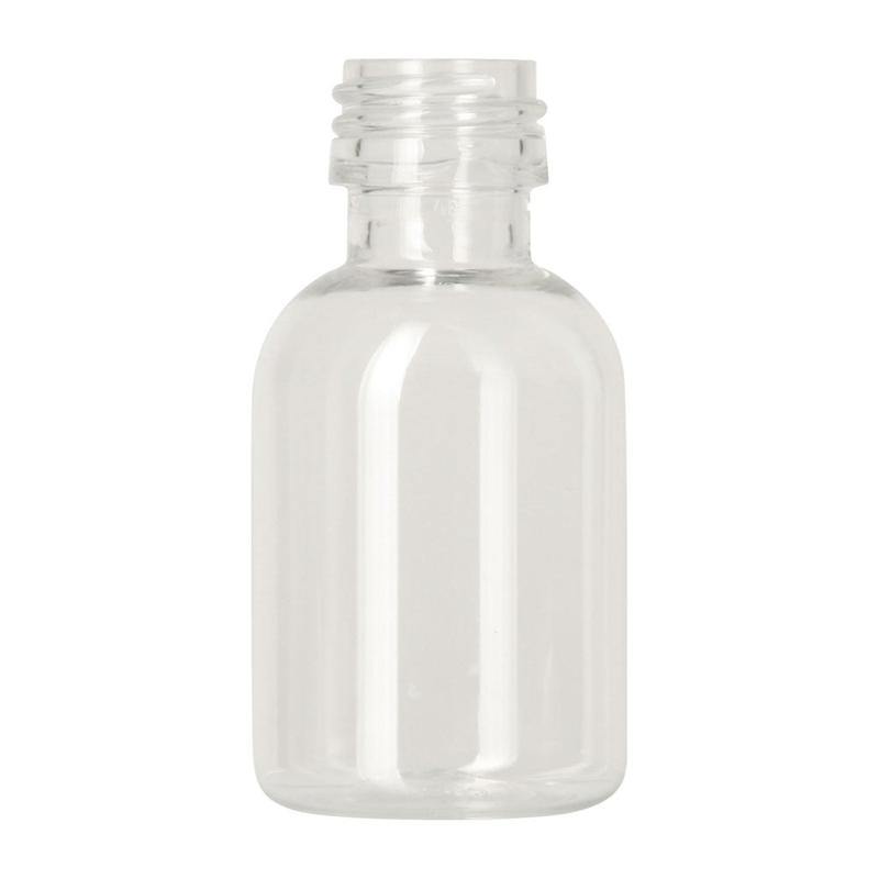 Pharma Mini 25ml, 18 ROPP, PET-Kunststoff-Flasche Rund, F893A 