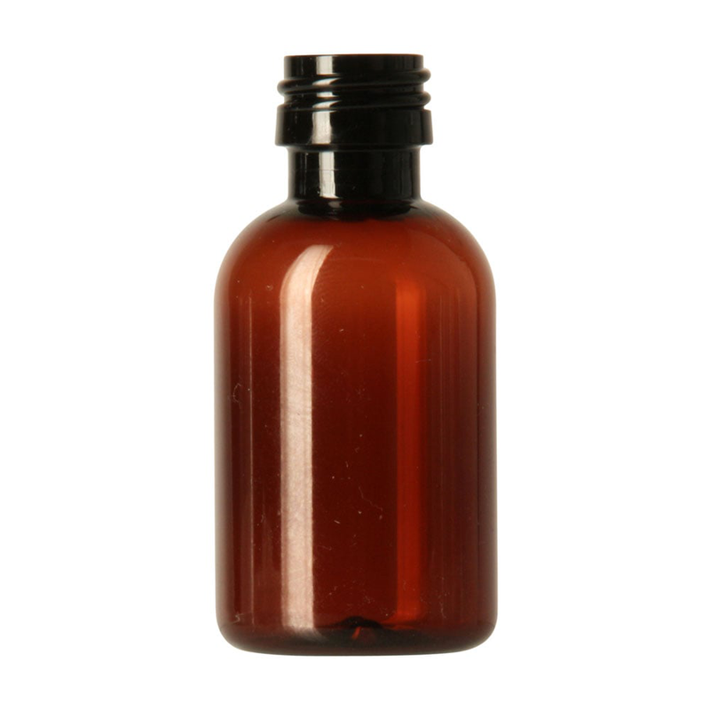 Pharma Mini 30ml, 18 ROPP, PET-Kunststoff-Flasche Rund, F894A amber 