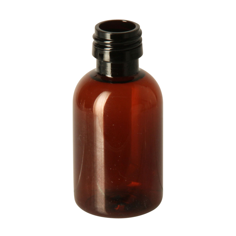 PET-Kunststoff-Flasche Rund, F894A amber 
