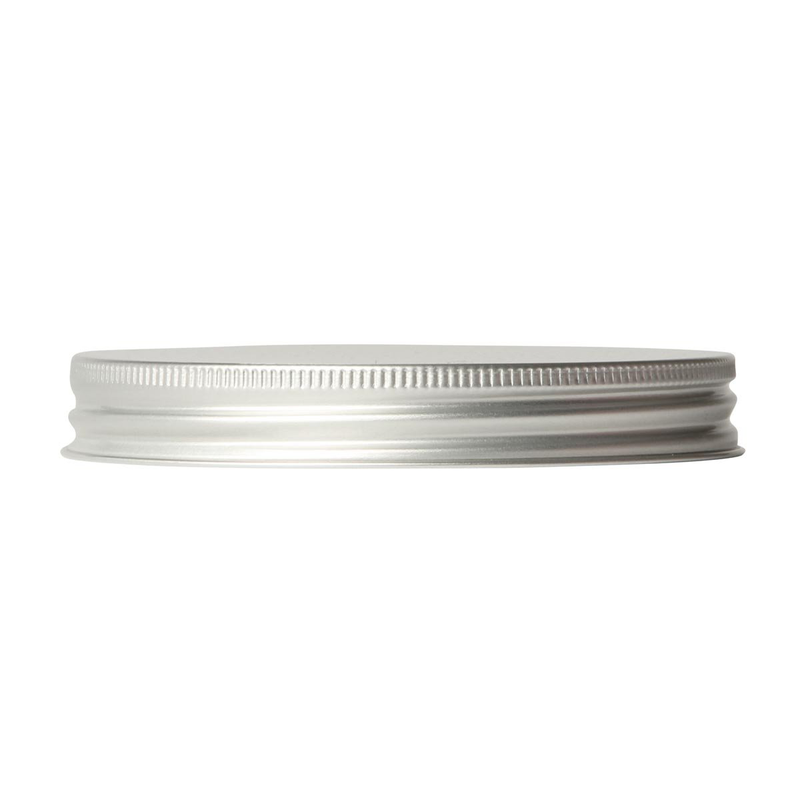 Aluminium screw cap 100-400, silver / gold, rolled edge