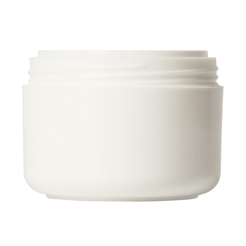 Pot double parois 100ml Arese lisse P106, blanc &#x02713; EN STOCK