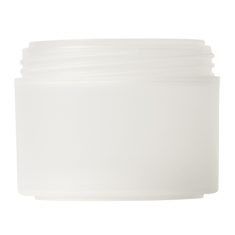 Cosmetic cream plastic jar 30ml double wall Venice smooth P113