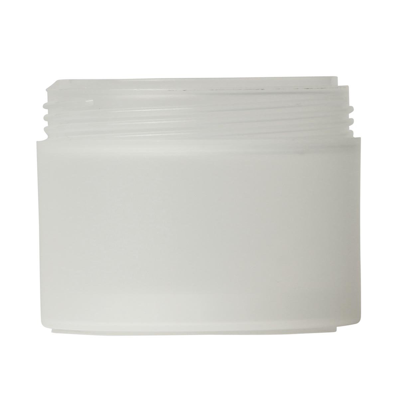 Cosmetic cream plastic jar 150ml double wall Venice smooth P116