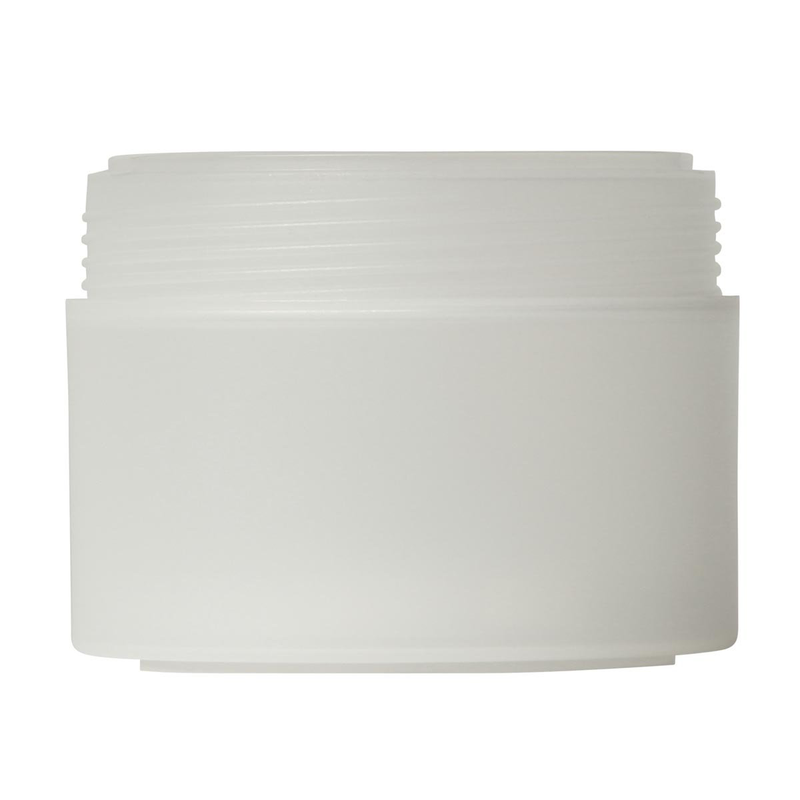 Cosmetic cream plastic jar 275ml double wall Venice smooth P119