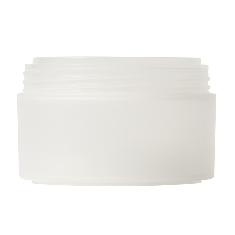 Cosmetic cream plastic jar 75ml double wall Venice smooth P120