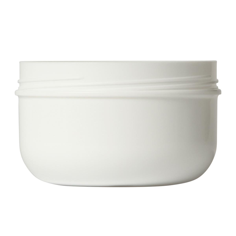 Cosmetic cream plastic jar 250ml single wall Torino smooth P122