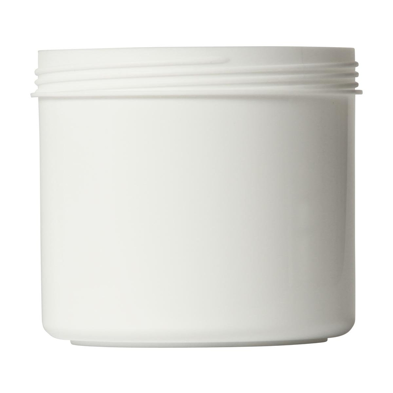 Cosmetic cream plastic jar 500ml single wall Elba smooth P245