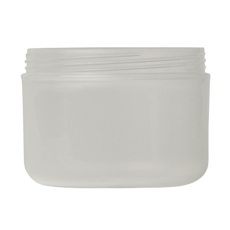 Cosmetic cream plastic jar 150ml single wall Milano smooth P253