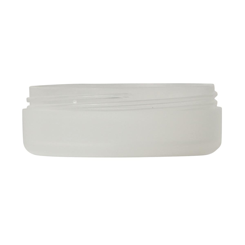 Cosmetic cream plastic jar 50ml single wall Ancona frosted P282