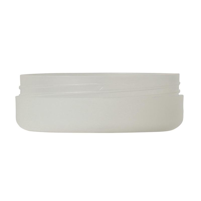 Cosmetic cream plastic jar 100ml single wall Ancona frosted P284S