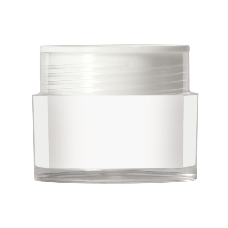 Luxury cosmetic thick-walled SAN plastic jar 15ml Verona P291