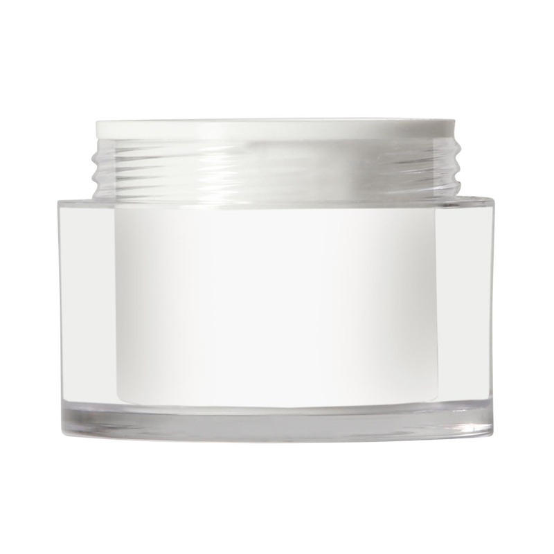Luxury cosmetic thick-walled SAN plastic jar 50ml Verona P303