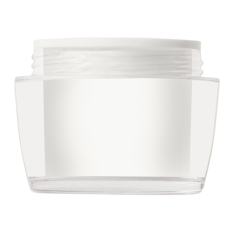 Luxury cosmetic thick-walled SAN plastic jar 50ml Parma P313