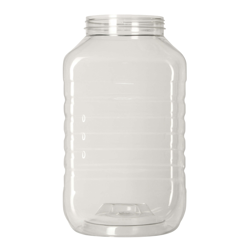 127mm, 10000ml, PET-Dose Square Jar, P569