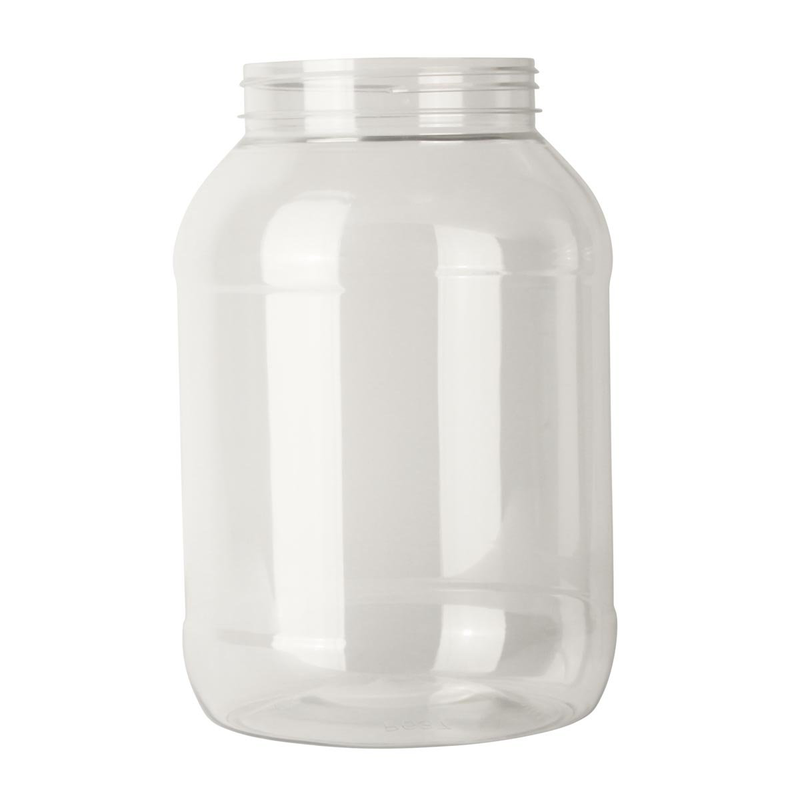 100mm (100-400s/100SP400S), 3000ml, PET Plastic jar Power Packer, P637, transparent &#x02713; IN STOCK