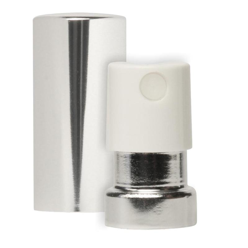 Perfume sprayer Sinfonia FEA13, closure shiny, head smooth, overcap 13-34 shiny