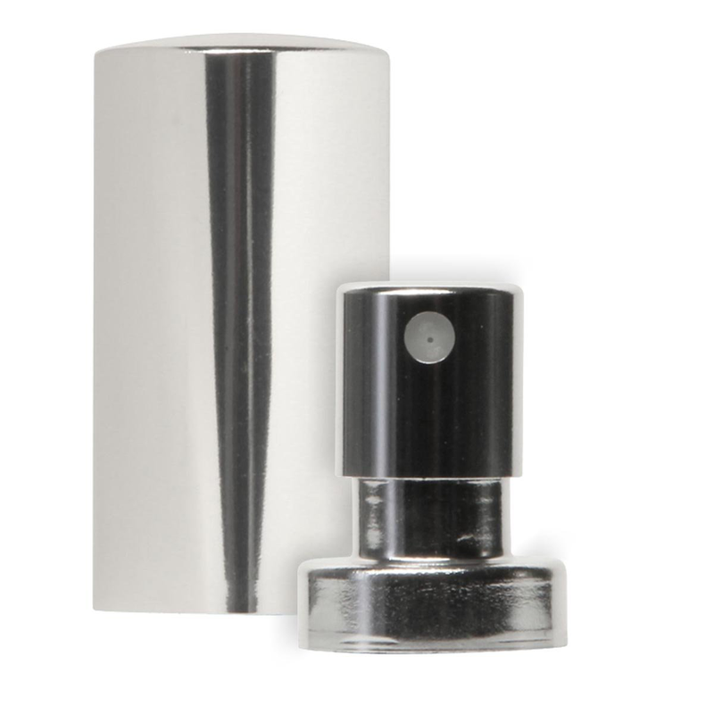 Perfume sprayer Sinfonia FEA18, closure shiny, head shiny, overcap 19-6-40 shiny