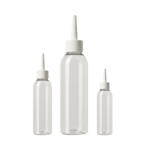 Tall boston round PET bottles