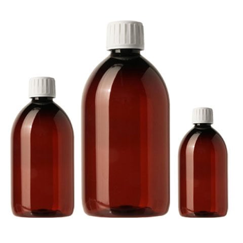 Amber PET bottles Sirop.jpg