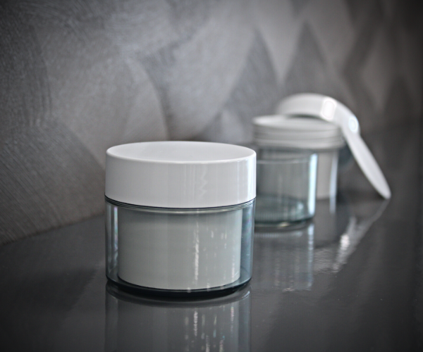 Double wall cosmetic jar