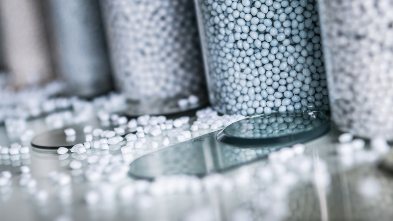 Granulés de plastique PET