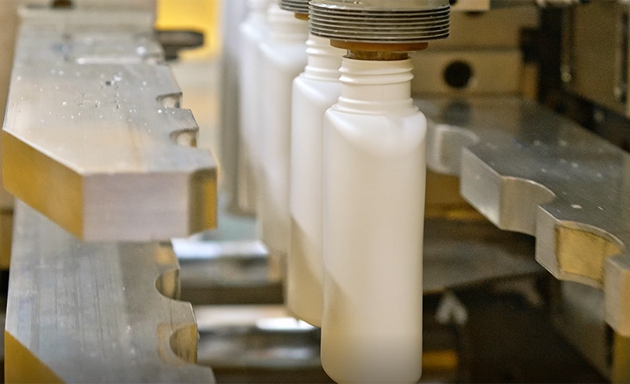 HDPE bottle production process