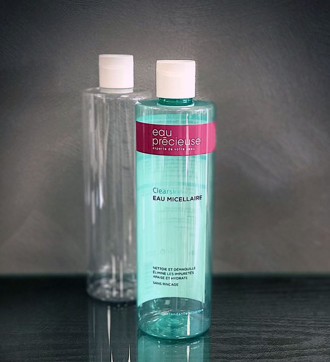 PET bottles on stock
