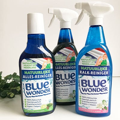 Cleaning care products blue wonder