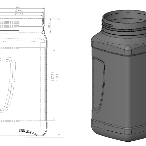 Custom design jar