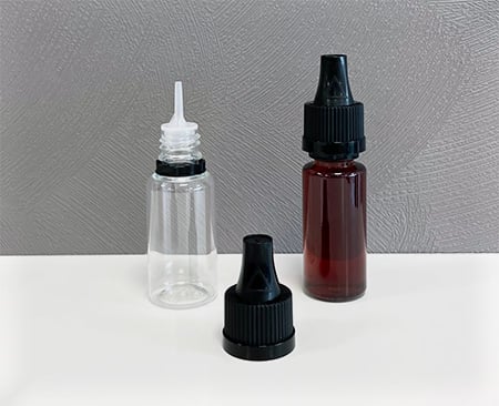 E-liquid bottles packaging