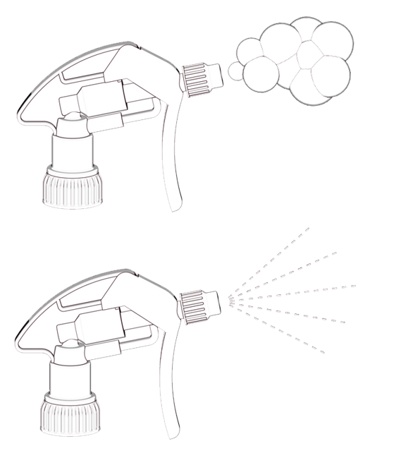 trigger sprayer nozzles