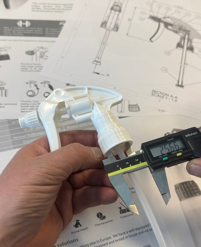 Trigger sprayers high out put