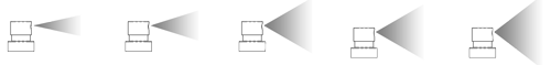 Spray pattern crimp fine mist